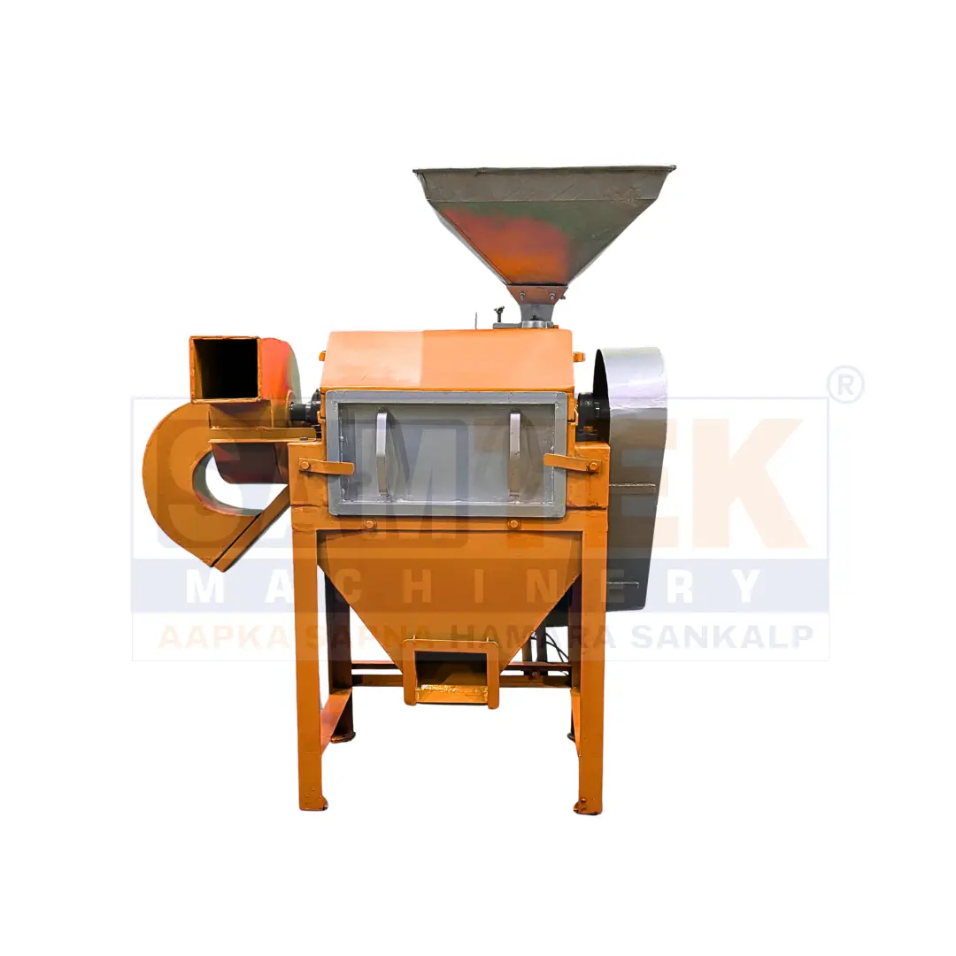 Emery Roller Bran Removal Machine